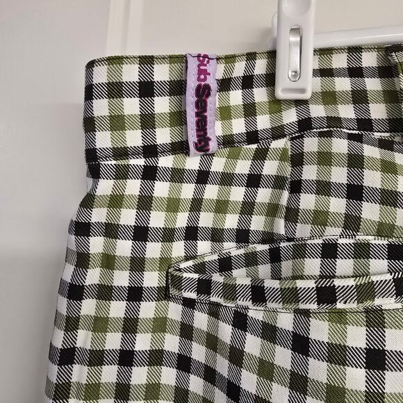 Men's Sub 70 Seventy Green & Black Check Golf Pants Trousers - Size 36 - Picture 6 of 9